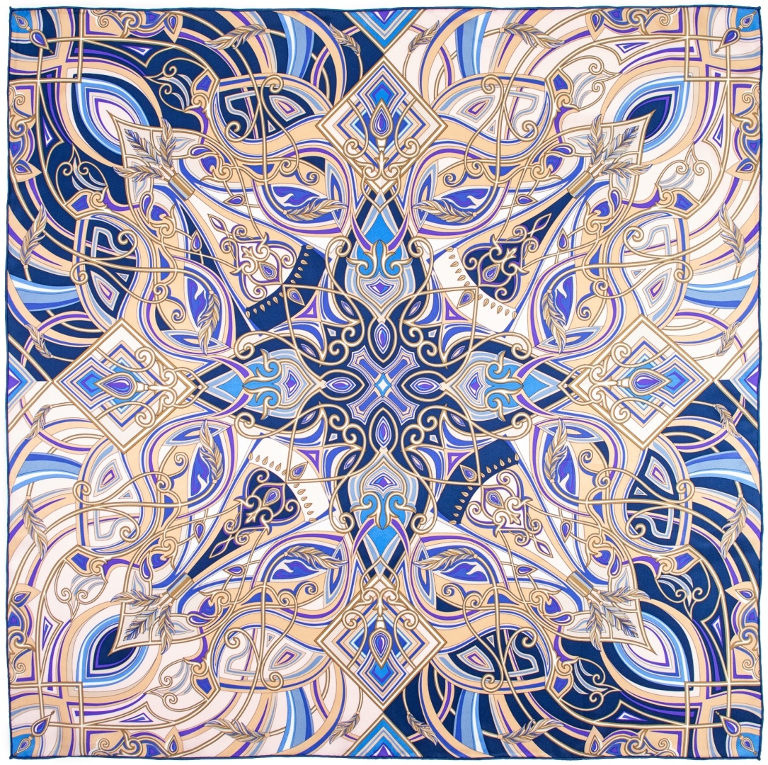 Платок ADILI шелк 90 x 90 см