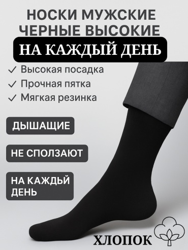 Носки Rashel 3 пары черный 41-48