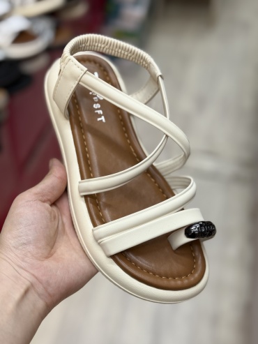 Сандалии FASHION бежевый, коричневый