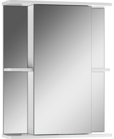 Шкаф зеркальный навесной KABINKA.KZ DA1609HZ, 56.7x15.7x70 см, белый