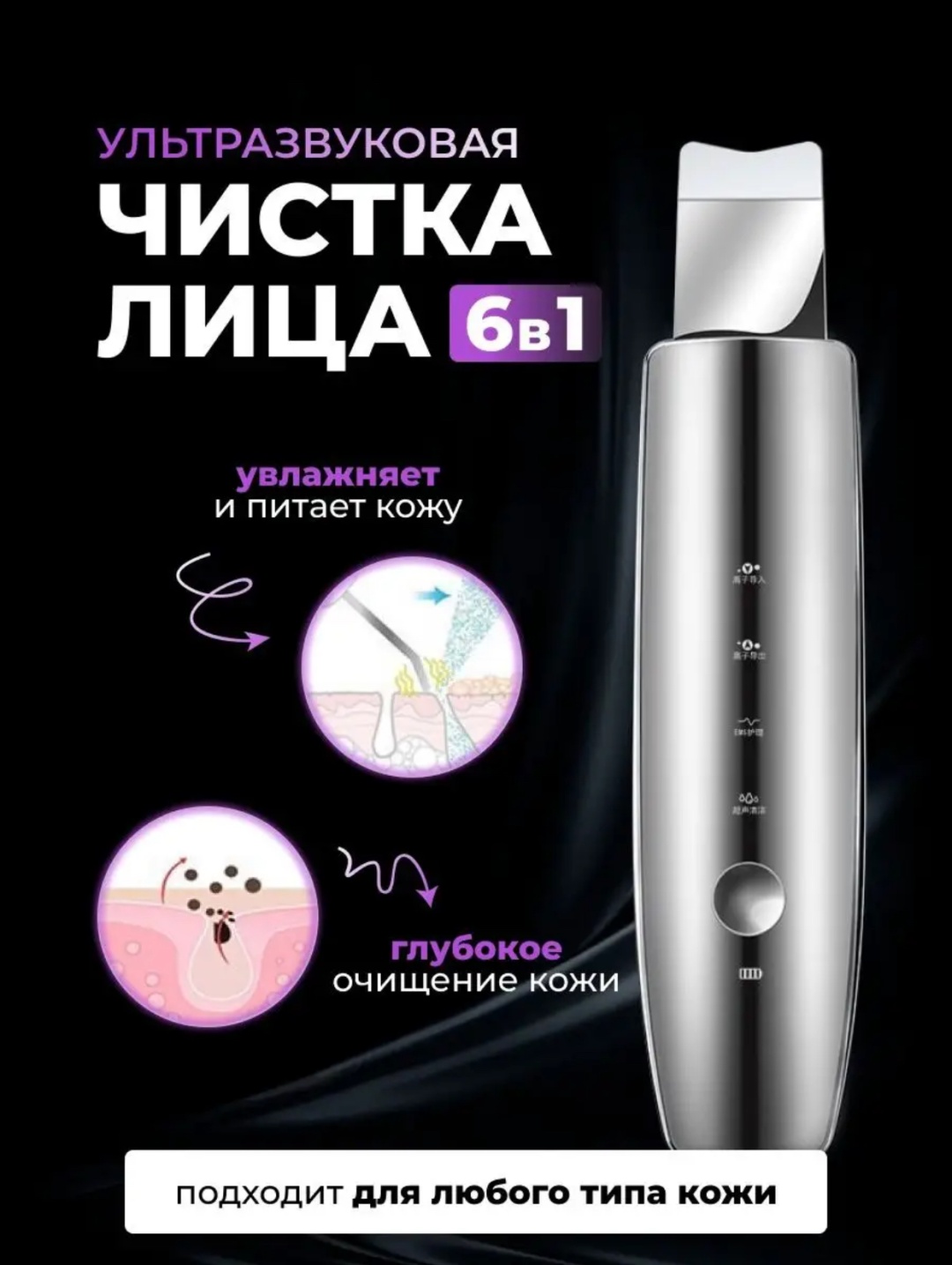 Syuzi аппарат для ультразвуковой чистки лица