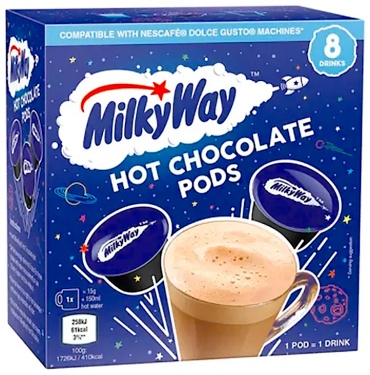 Капсулы шоколад Milky Way Hot Chocolate 8 шт