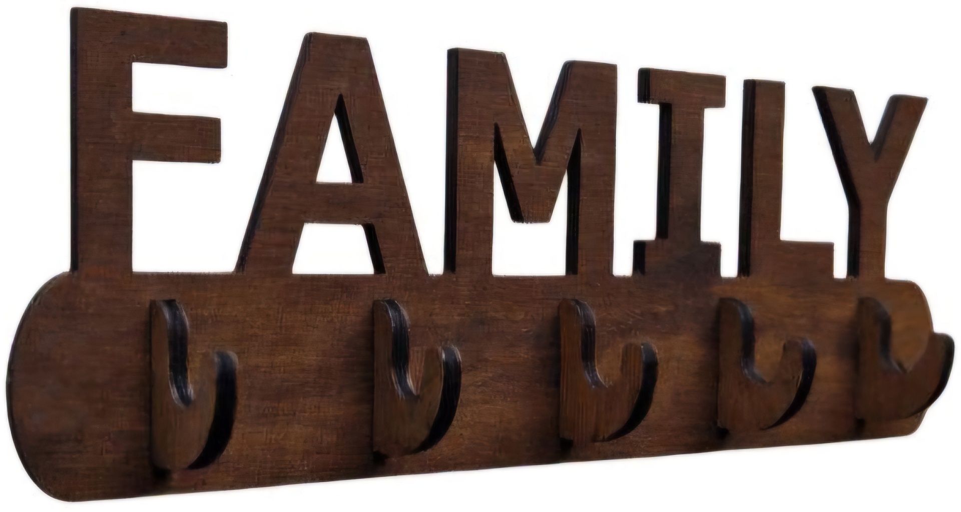Family коричневая, дерево