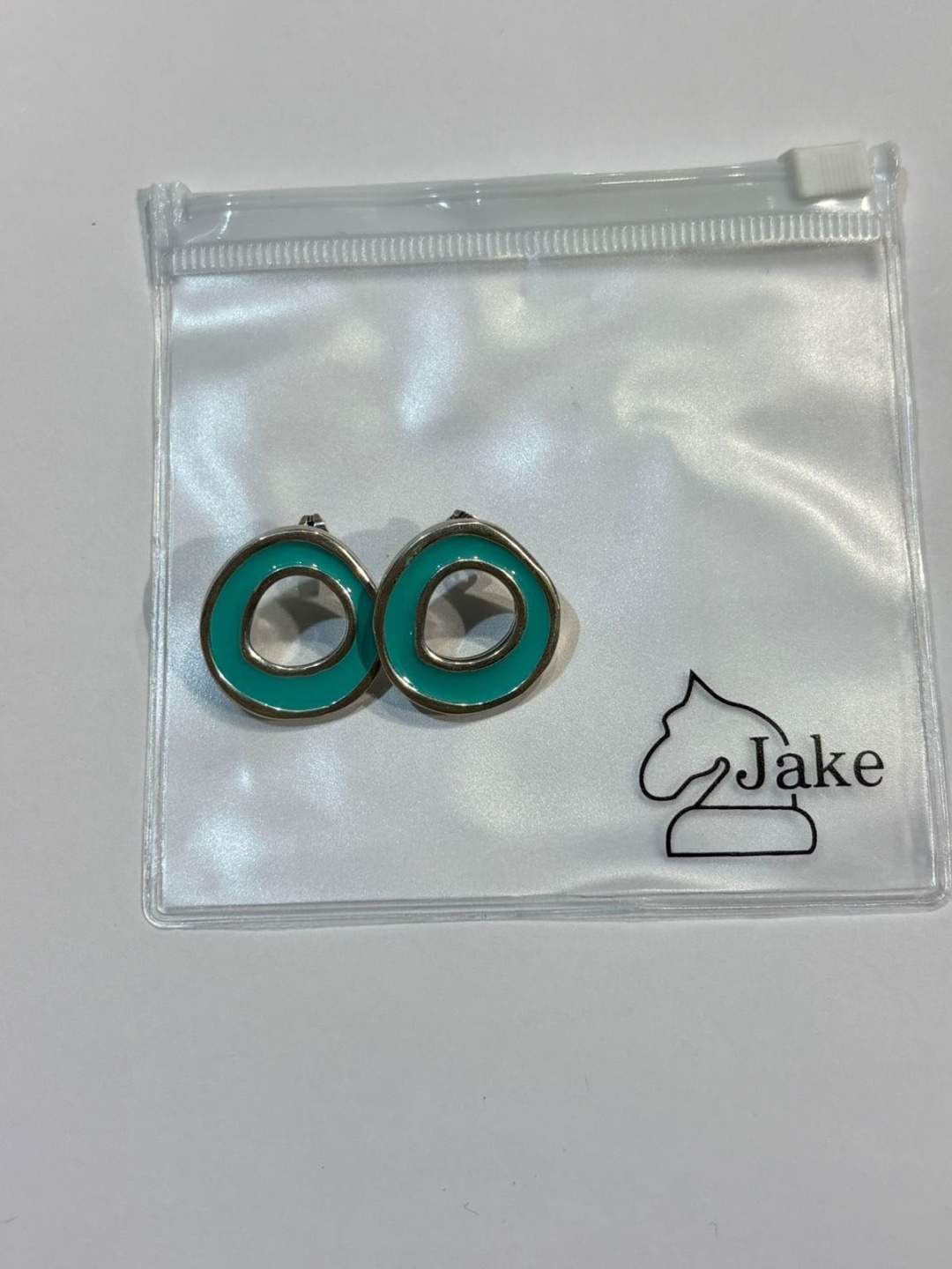 Серьги Jake бижутерный сплав, эмаль
