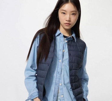 Жилет Uniqlo синий