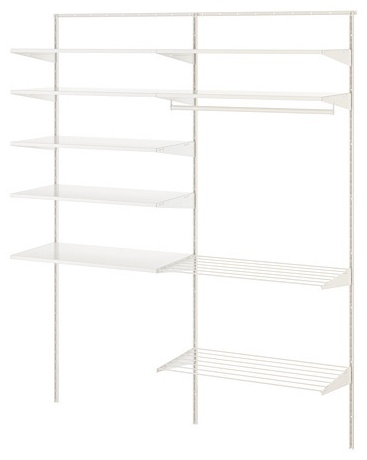 Сушилка настенная IKEA 165x40x201 см, кол-во уровней: 4, сталь