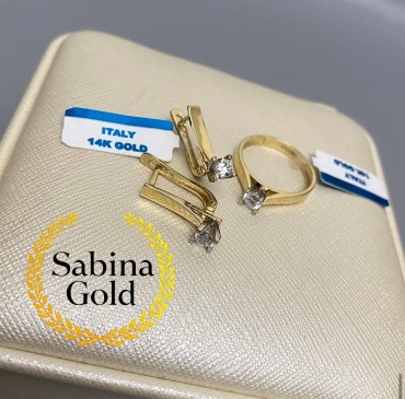 Sabina Gold KMP-SBN-779 вес 4.51 г золото, фианит