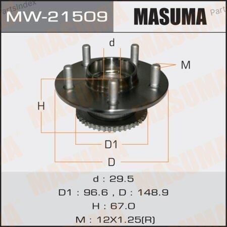 MASUMA Подшипник Ступицы Колеса Со Ступицей (комплект) MW21509