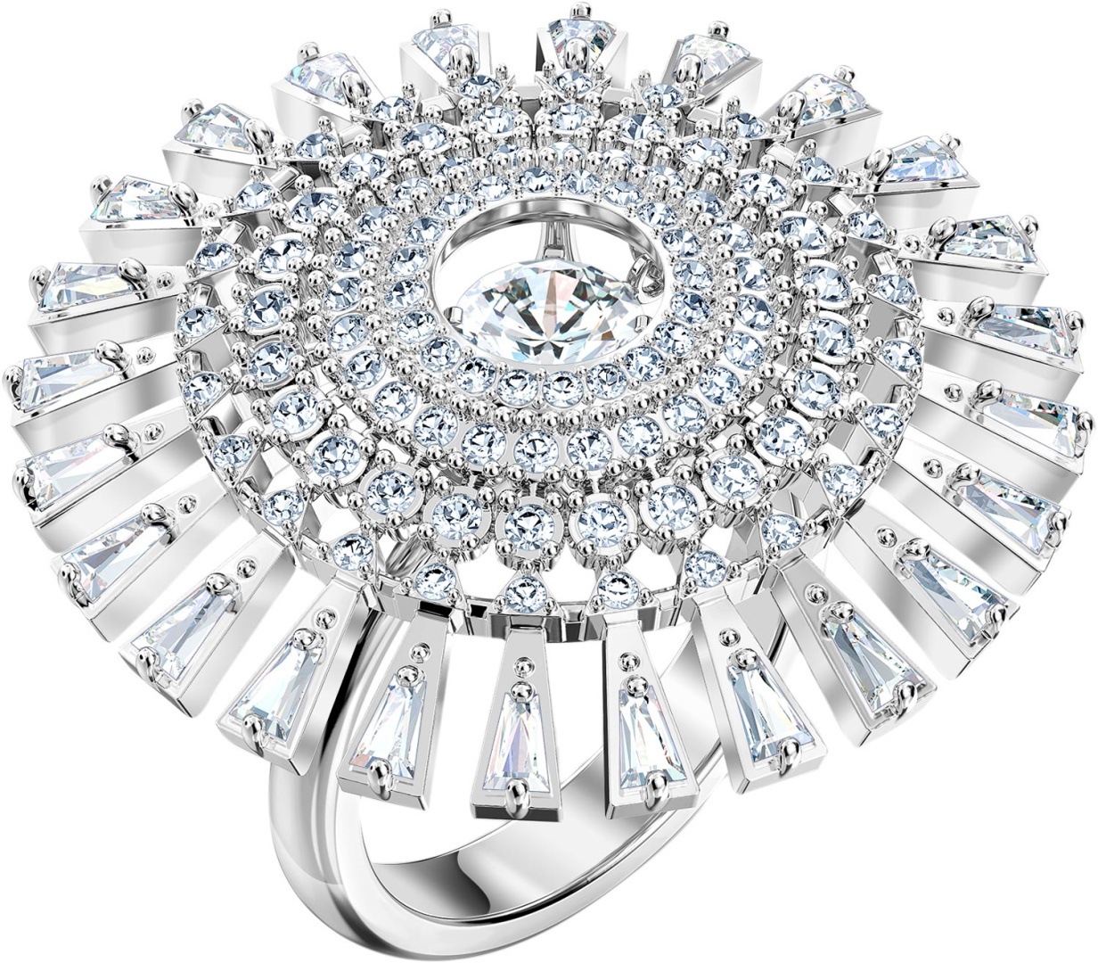 Кольцо Swarovski 5572512 размер 16 бижутерный сплав, цирконий