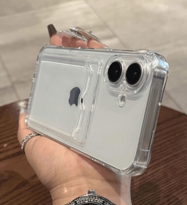 Чехол для Apple iPhone 16 Plus прозрачный