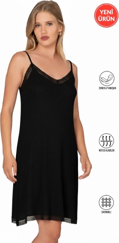 Ночная сорочка OZKAN UNDERWEAR черный