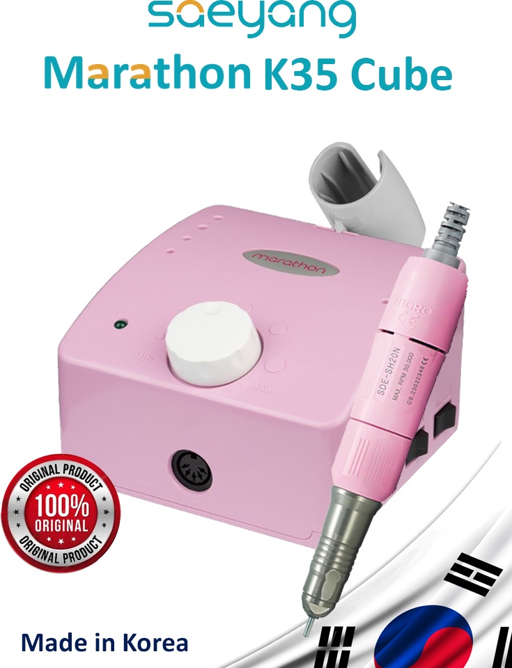 SAEYANG Marathon K35 Cube Pink (Розовый) и наконечник SDE-SH20N Pink аппарат