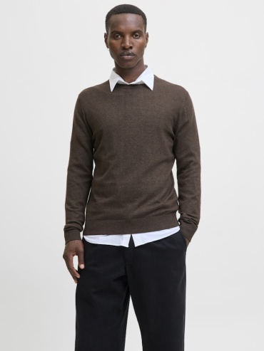 Свитер Jack&Jones коричневый