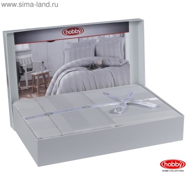 Комплект Hobby евростандарт сатин, : 50x70 см, 70x70 см