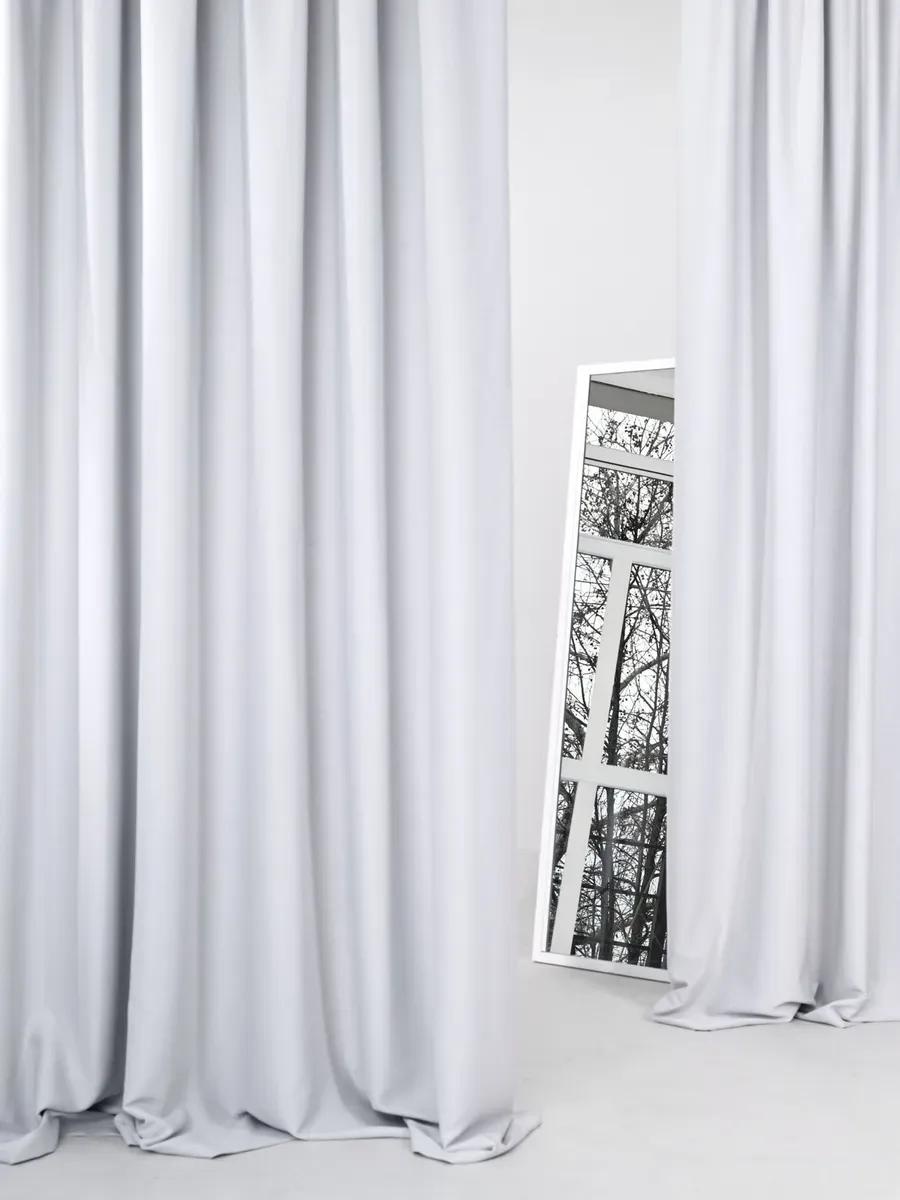 Веревочные шторы 150x285 см 2 шт, блэкаут, молочный