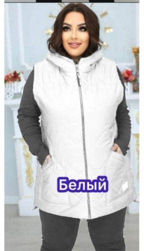 Жилет белый