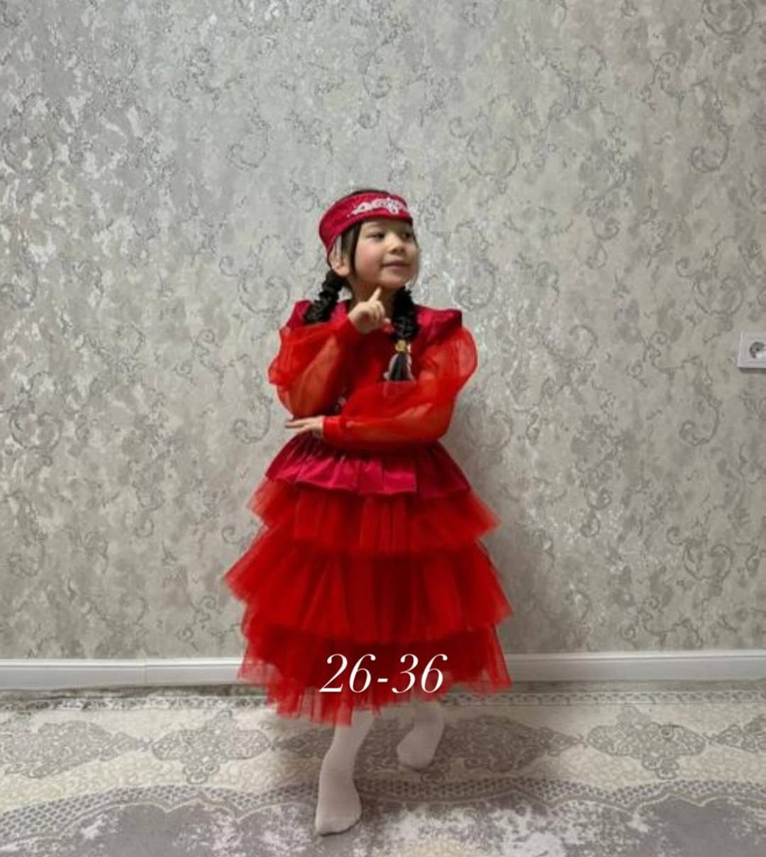 Национальный костюм Fashion collection красный