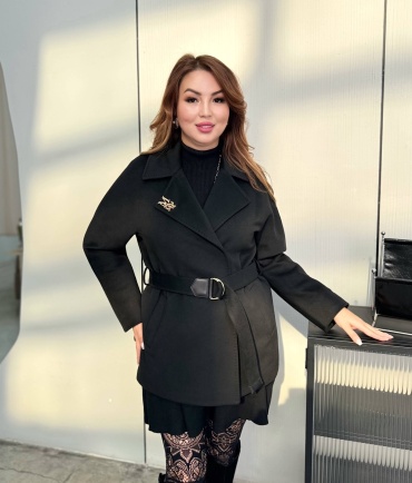 Пальто MaxMara черный