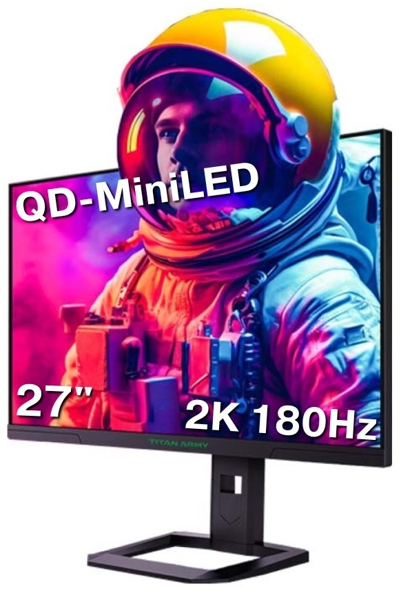 Монитор 27" TITAN ARMY P275MR черный
