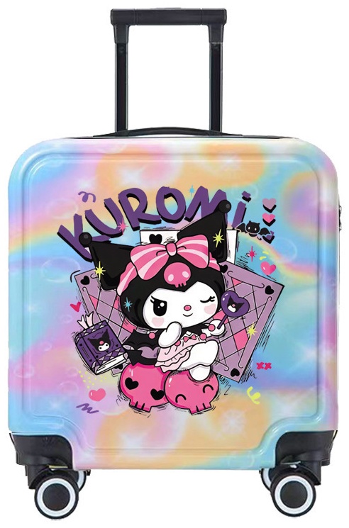 Чемодан Kuromi 168 пластик, ABS-пластик 30 л мультиколор