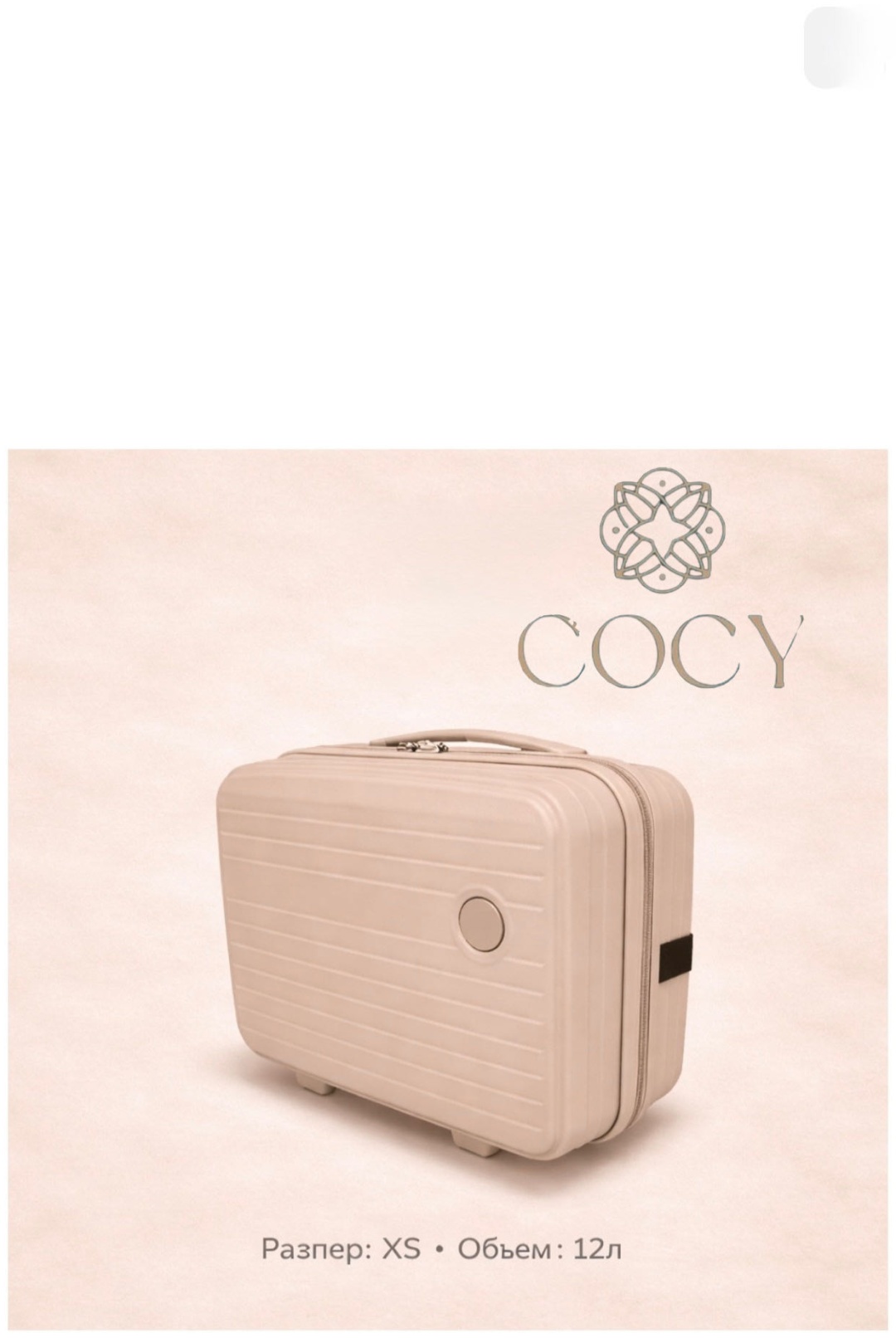 Кейс-пилот COCY IT-кейс полипропилен 12 л бежевый