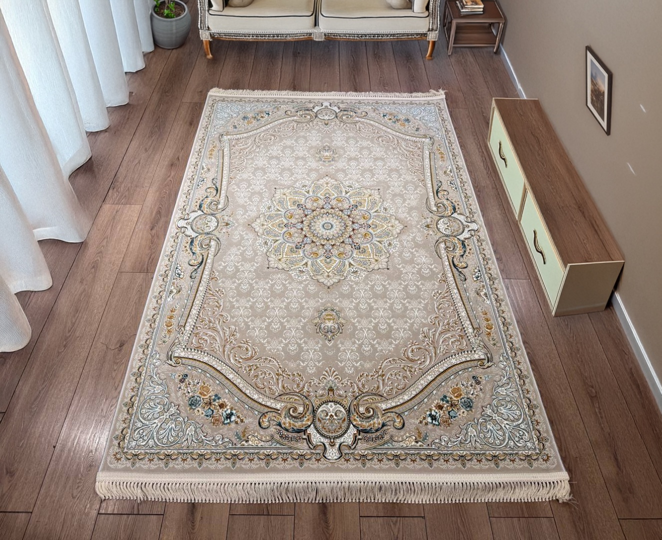 Ковер Yusuf Hali 400x700 см, короткий ворс, Иран