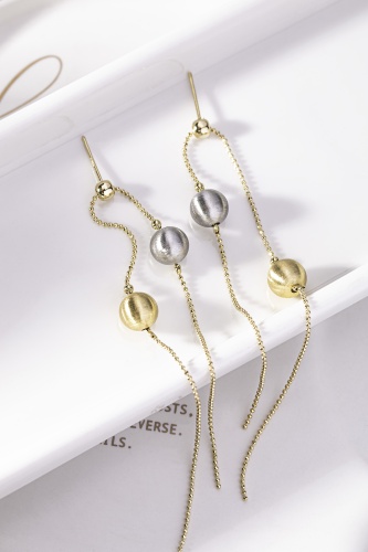 Серьги Lady accessories нержавеющая сталь, без вставок