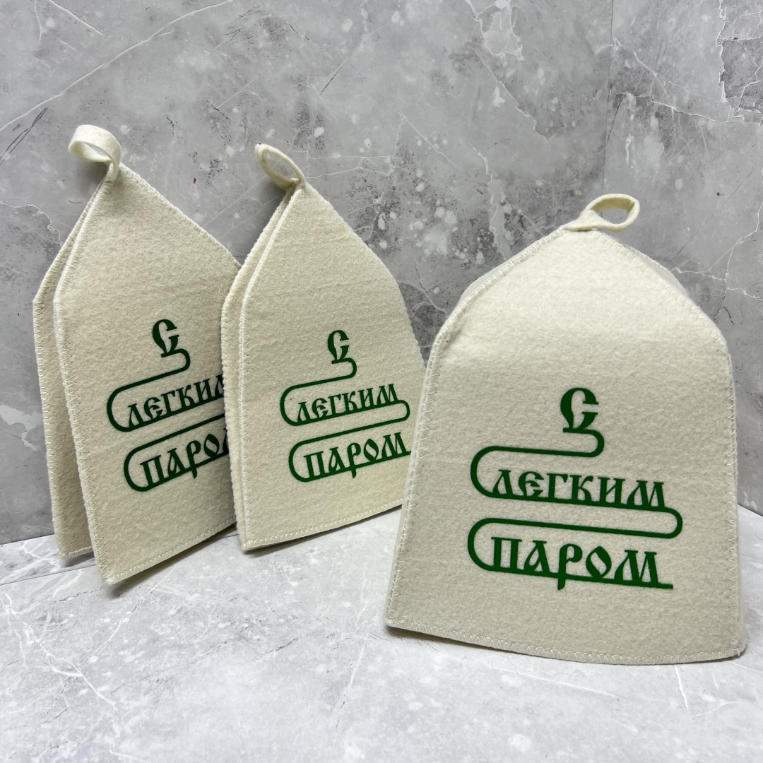 Банная шапка Шапочка для бани 1 шт