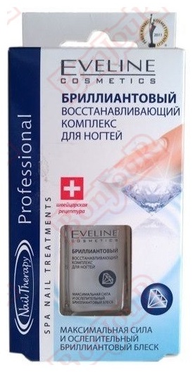 Eveline Cosmetics лак УКРЕПЛЯЮЩЕЕ СРЕДСВО С БРИЛЛИАНТАМИ прозрачный 12 мл