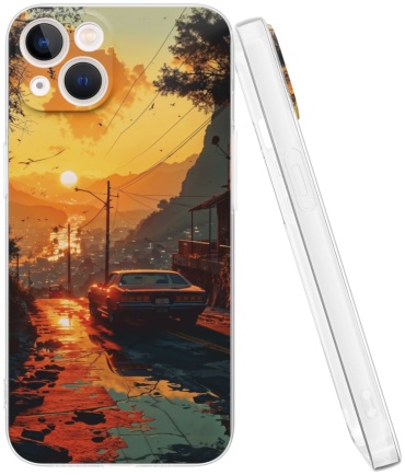 Чехол Mcover для Apple iPhone 13 рисунок