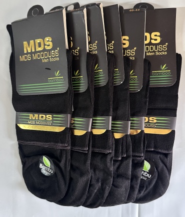 Носки MDS 6 пар черный 40/44