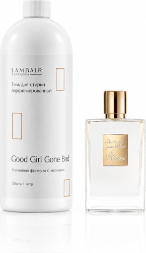 Гель LambAir гель для стирки парфюмированный Good Girl Gone Bad для белых и светлых тканей, 1 л