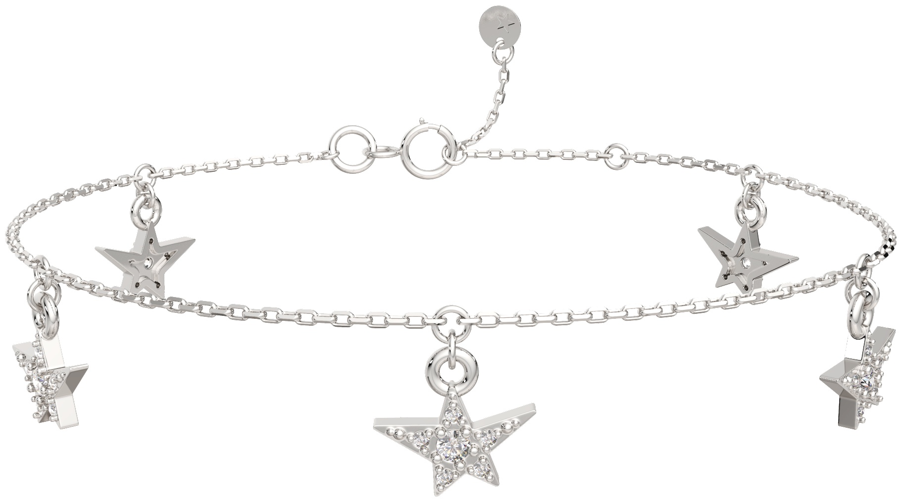 Lucente Silver ZO-0640054.ZZ_25 длина 25 см, вес 2.58 г серебро, плетение фантазийное