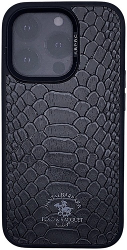 Чехол Santa Barbara Polo & Racquet Club для Apple iPhone 15 Pro Max черный