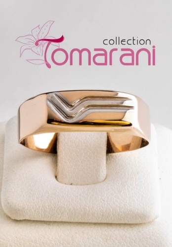 Tomarani collection Мужская печатка BNB_TC_V_12 размер 21 вес 1.8 г золото, без вставок