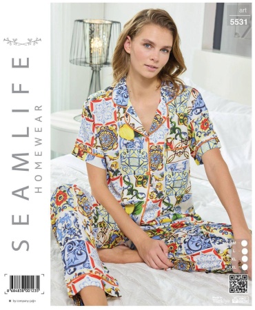 Комплект Seamlife белый, зеленый