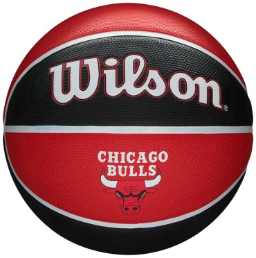 Мяч Wilson NBA TEAM TRIBUTE CHICAGO BULLS WTB1300XBCHI для баскетбола размер 7