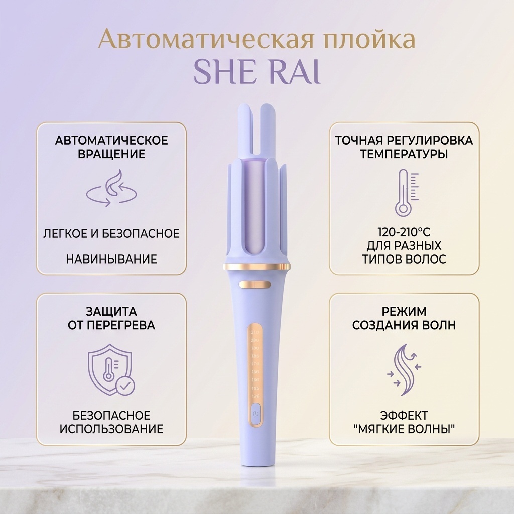 SHE RAI автоматическая плойка