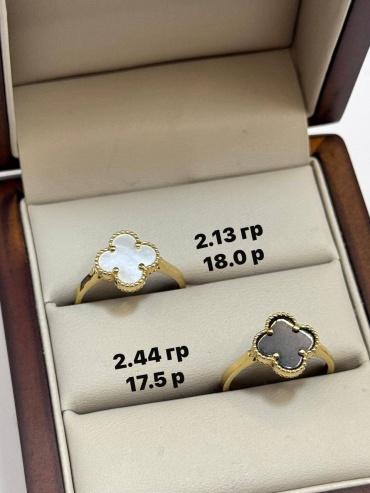 DARI GOLD 98765 размер 17.5 вес 2.44 г золото, эмаль