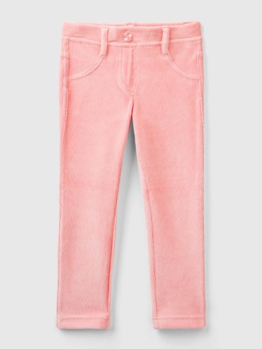 Повседневные брюки UNITED COLORS OF BENETTON розовый