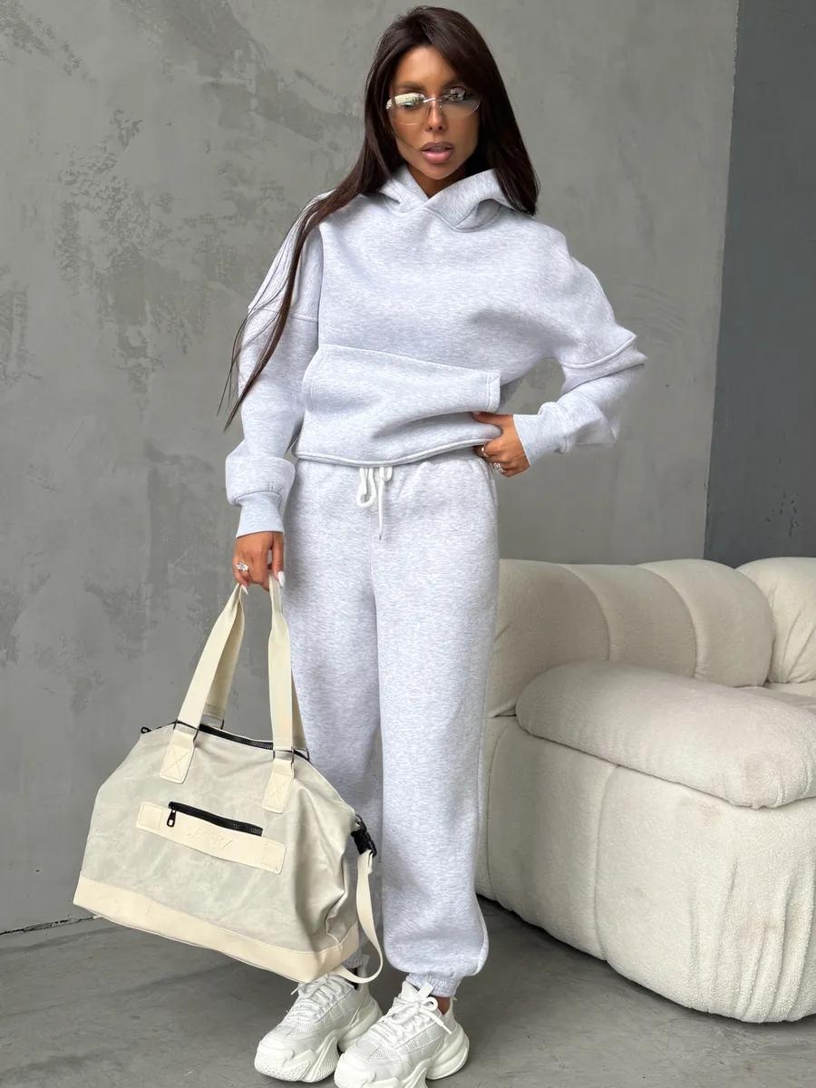Повседневный костюм Bloozkin store серый