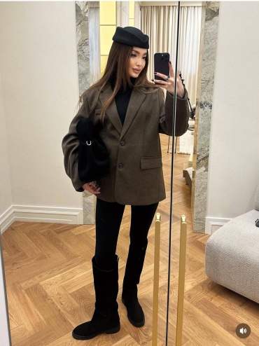 Пиджак FASHION коричневый