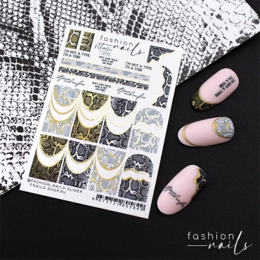 Fashion Nails слайдеры Metallic 356 1 шт