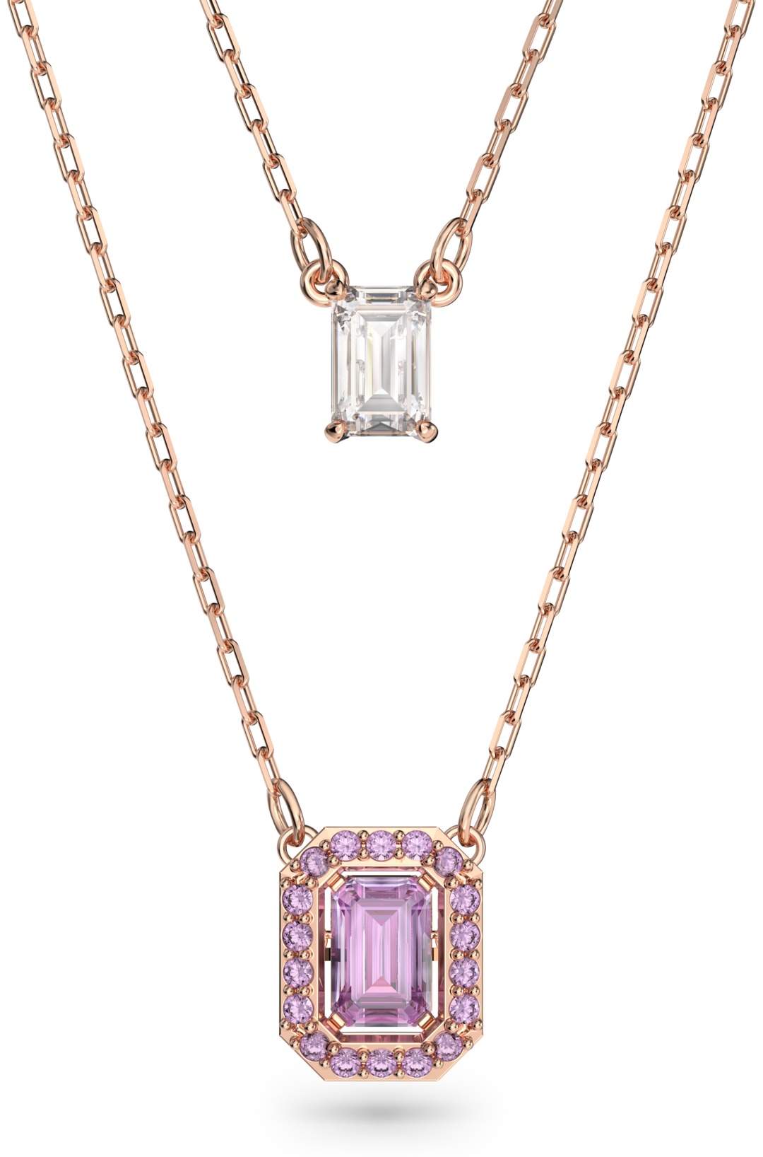 Цепь Swarovski длина 38 см бижутерный сплав кристаллы Swarovski