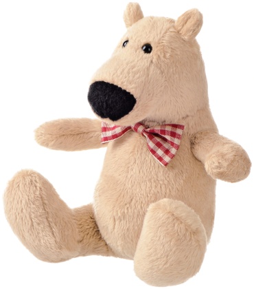 Мягкая игрушка Same Toy Полярный мишка, высота 13 см, бежевый