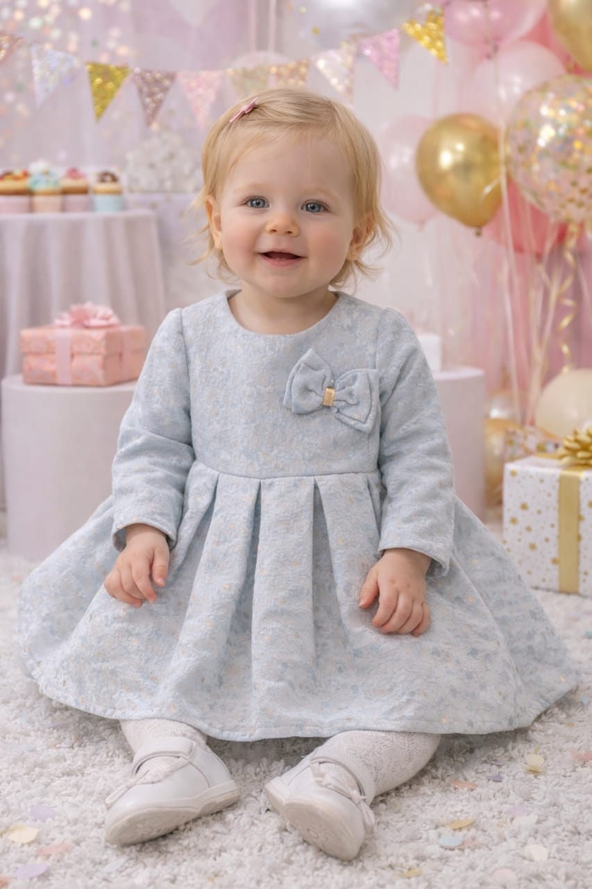 Нарядное платье Tongs baby голубой