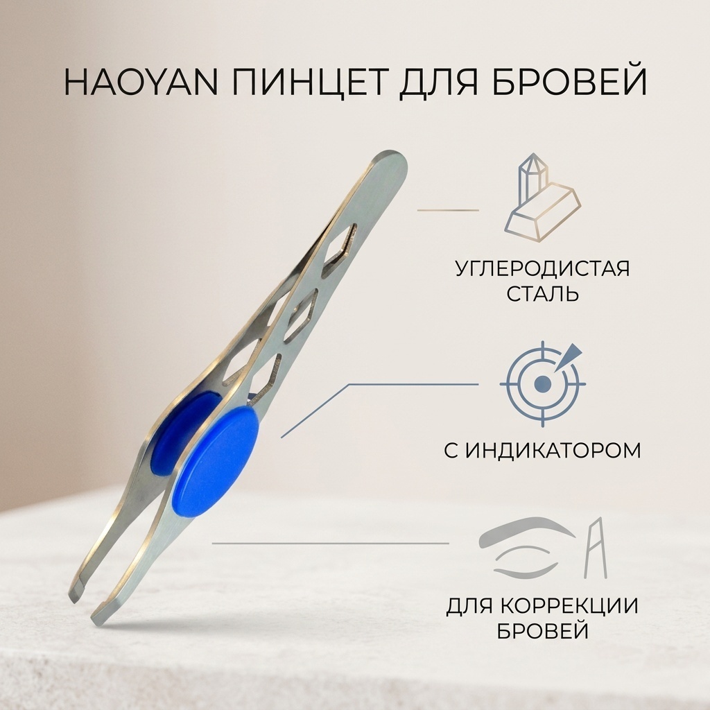 Haoyan Пинцет для бровей