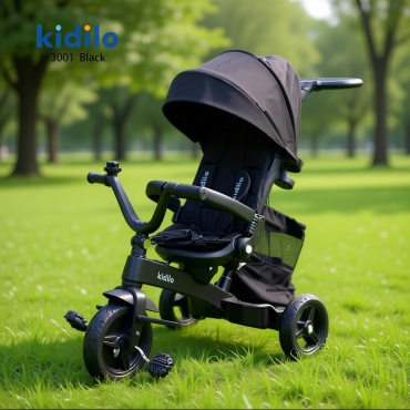 Трёхколёсный велосипед Kidilo Kidilo 3001 Black черный