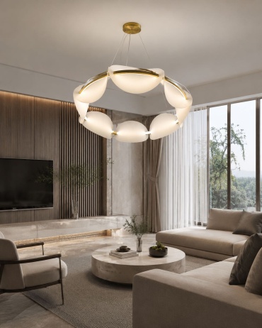 Люстра подвесная LED, кол-во ламп: 1 шт