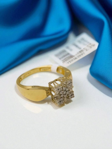 Aizhan Gold Gold0563 размер 18 вес 2.1 г золото, фианит